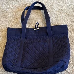 Vera Bradley Deep Blue Quilted Tote